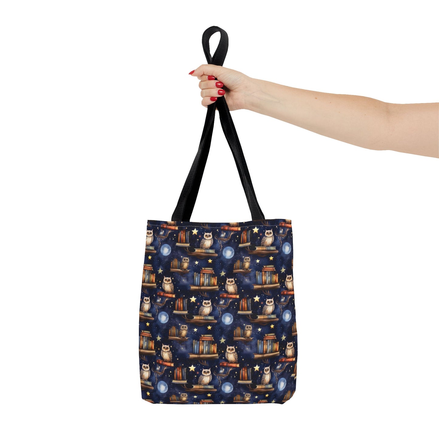 Owls and Books Tote Bag