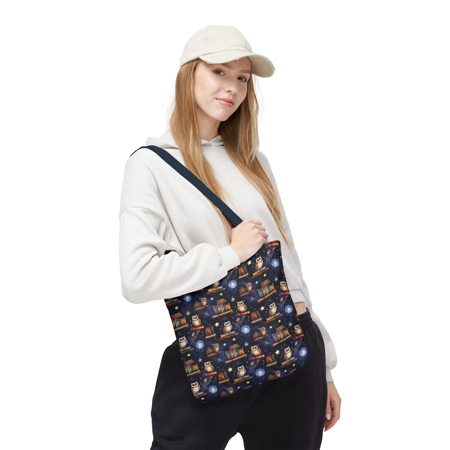 Owls and Books Tote Bag
