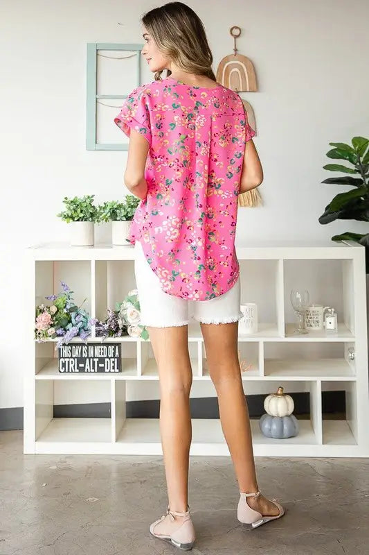 Animal print Short Sleeve T-Shirt - Tops