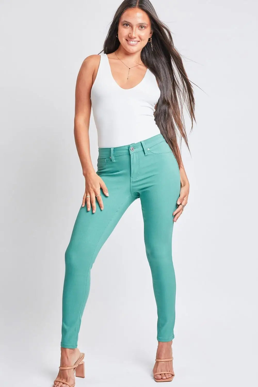 Aqua Hyperstretch Skinny Pants