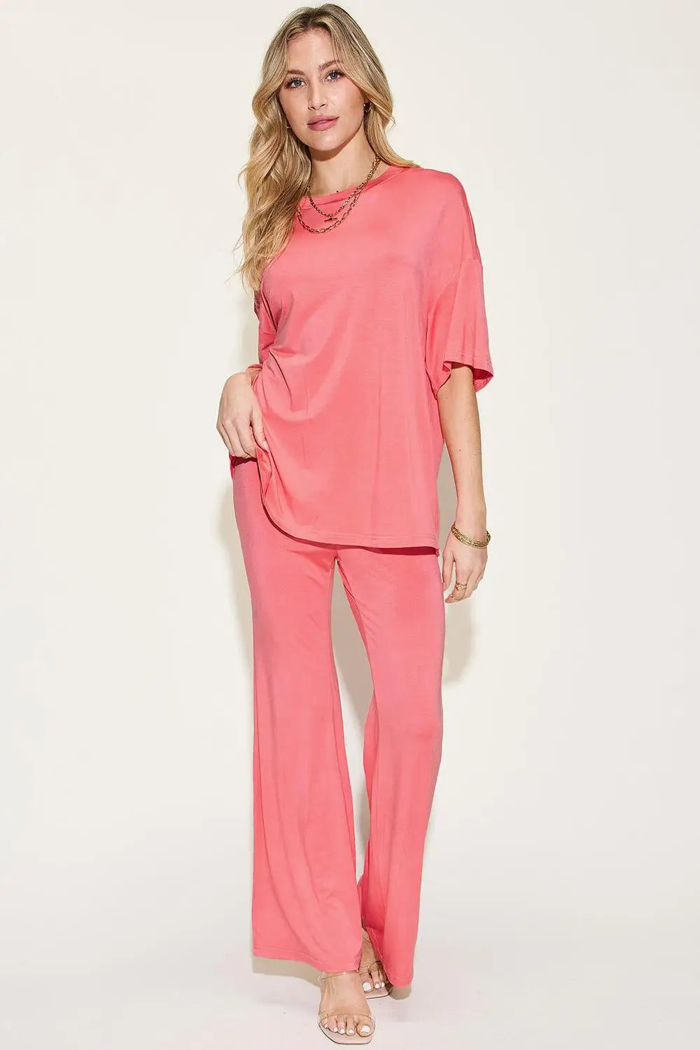 Bamboo Flare Pants Set - Pants Sets
