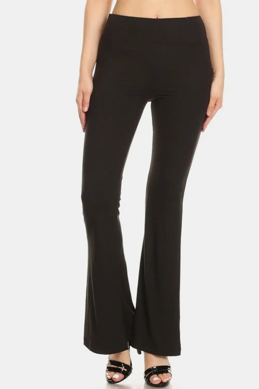 Black Flare Leggings - Leggings