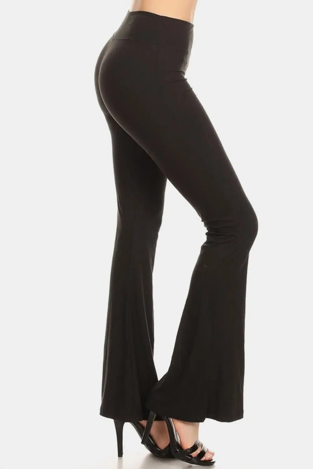 Black Flare Leggings - Leggings