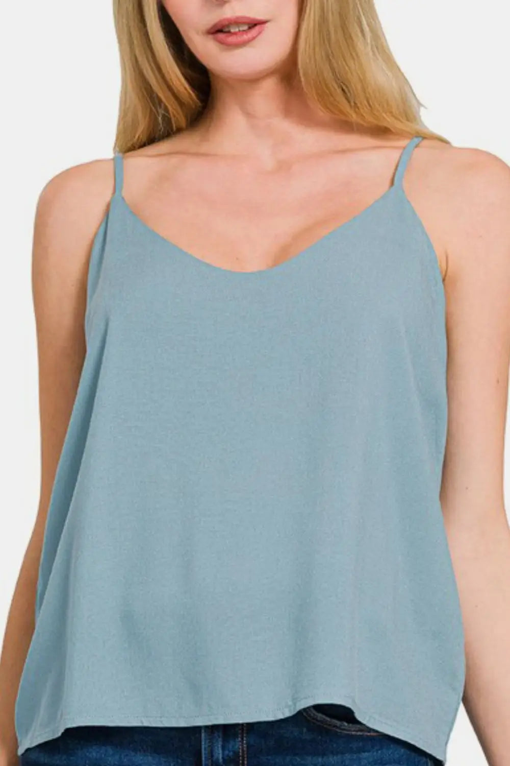 Two Layered Spaghetti Strap Cami - Eclectage