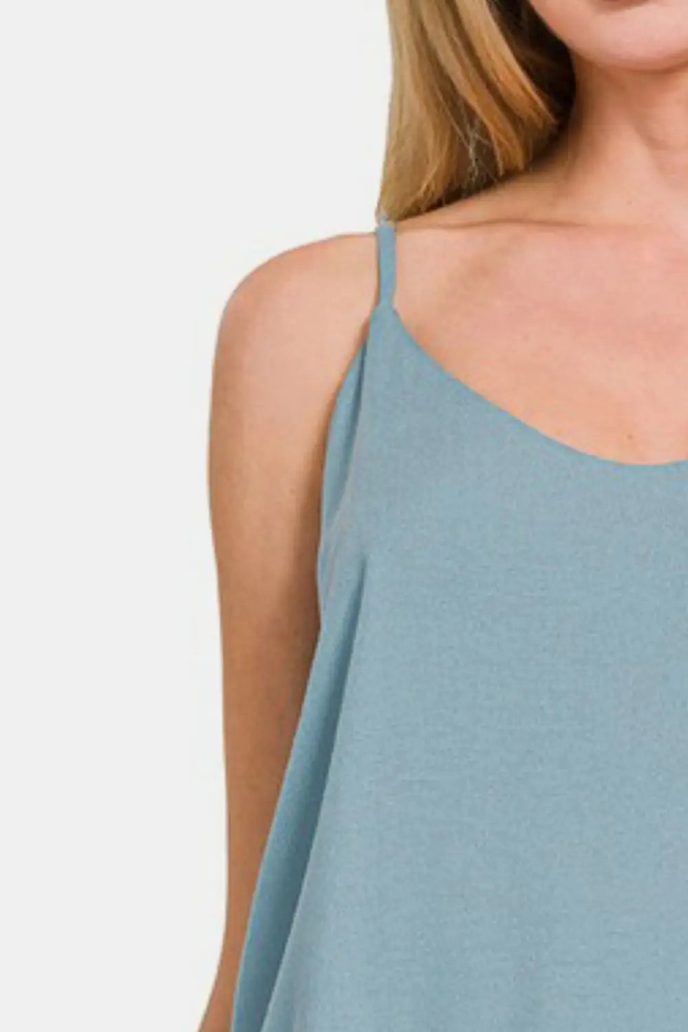 Two Layered Spaghetti Strap Cami - Eclectage