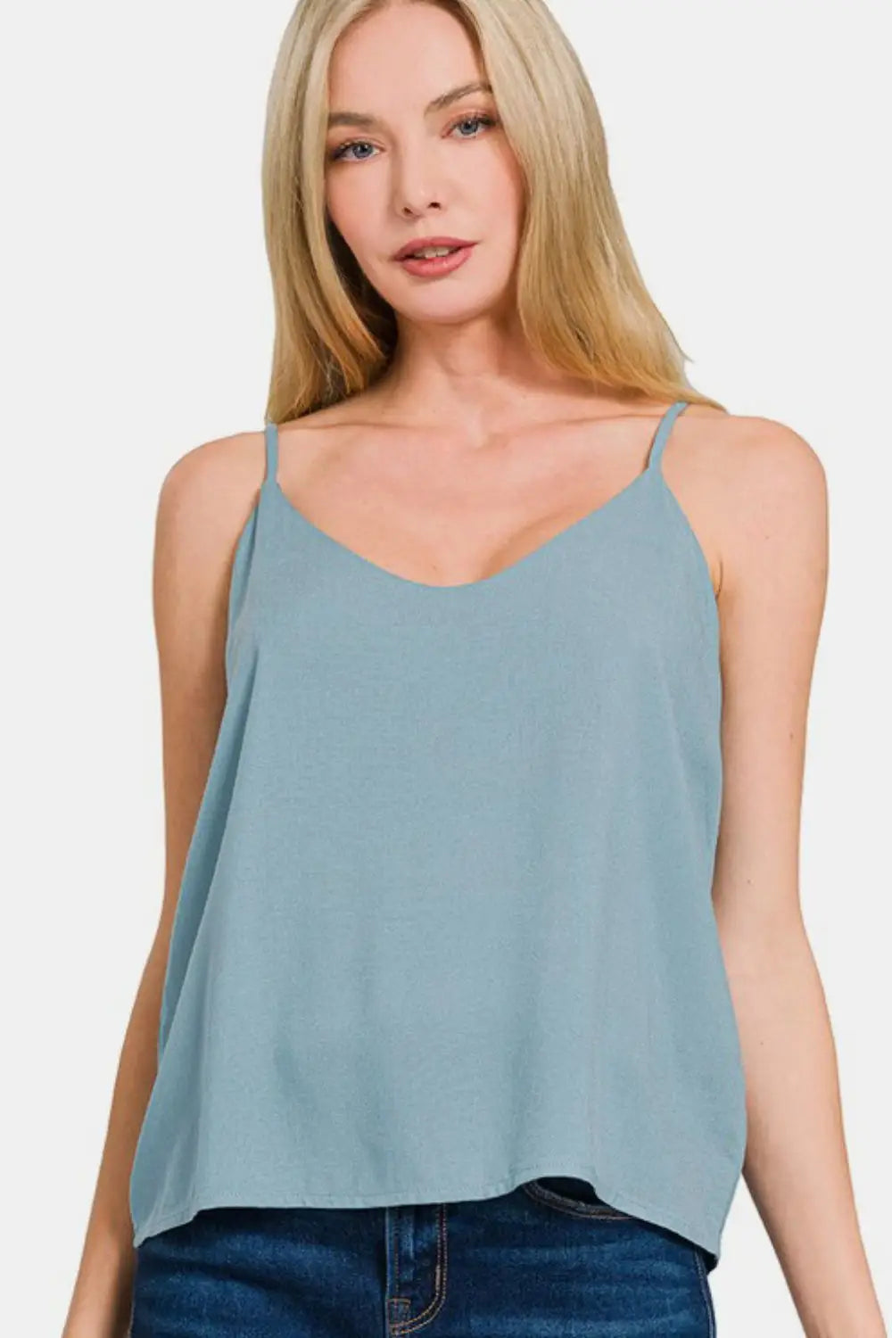 Two Layered Spaghetti Strap Cami - Eclectage