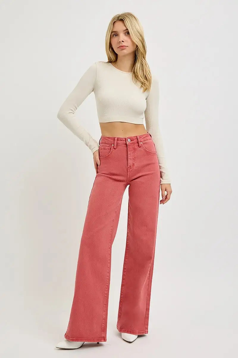 Brick High Rise Tummy Control Jeans - Jeans