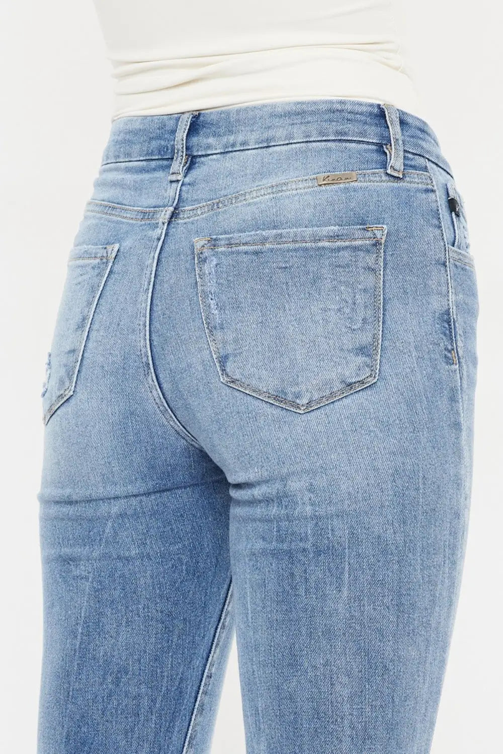 High Waist Cat's Whiskers Skinny Jeans - Eclectage