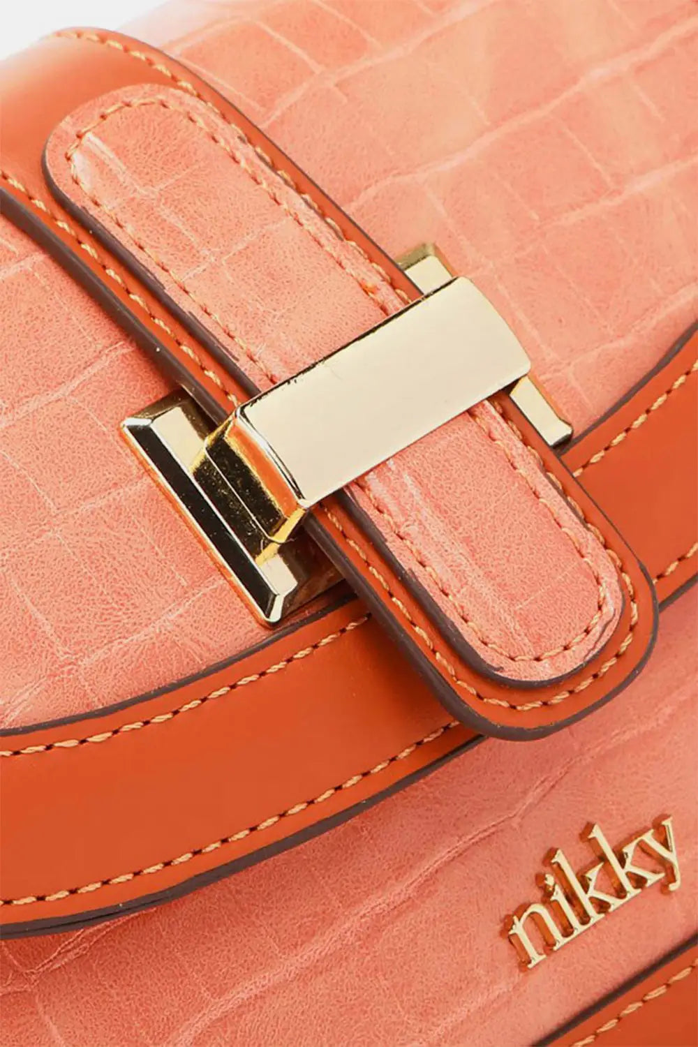 Croc Embossed Crossbody Bag - Eclectage