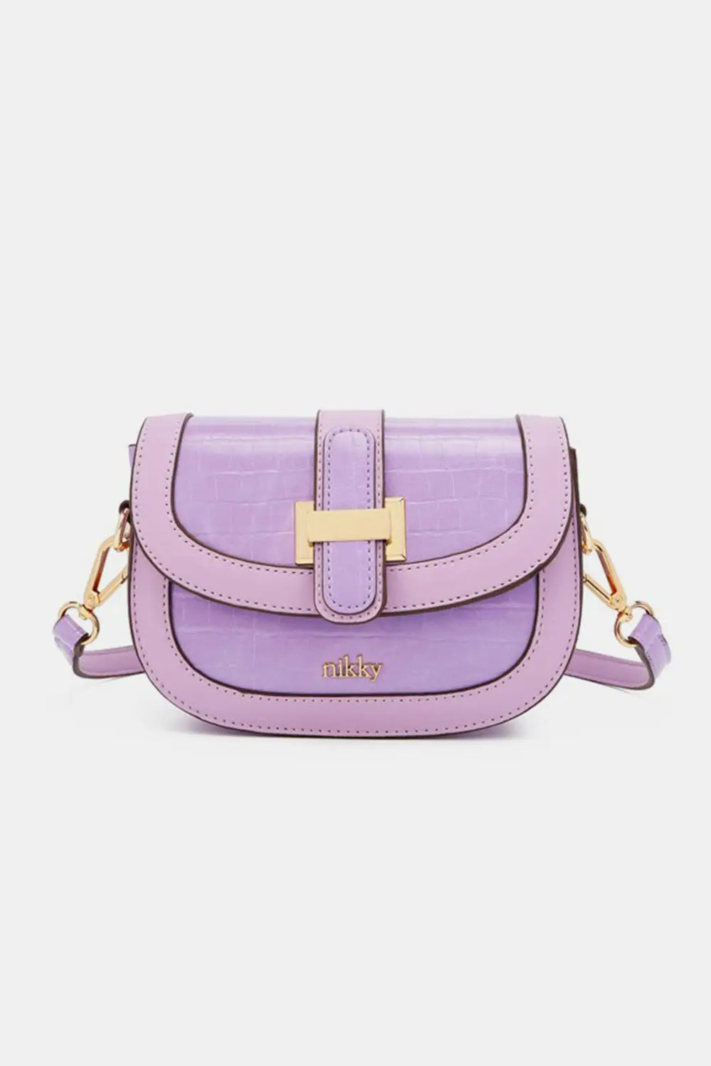 Croc Embossed Crossbody Bag - Eclectage