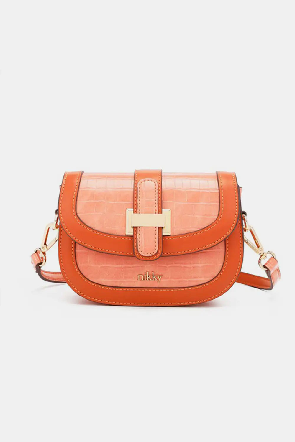 Croc Embossed Crossbody Bag - Eclectage