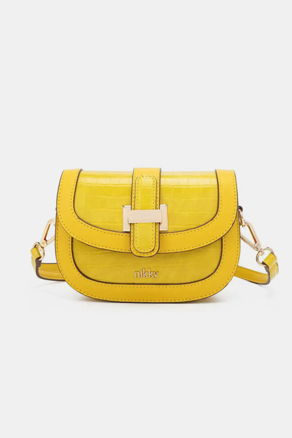 Croc Embossed Crossbody Bag - Eclectage
