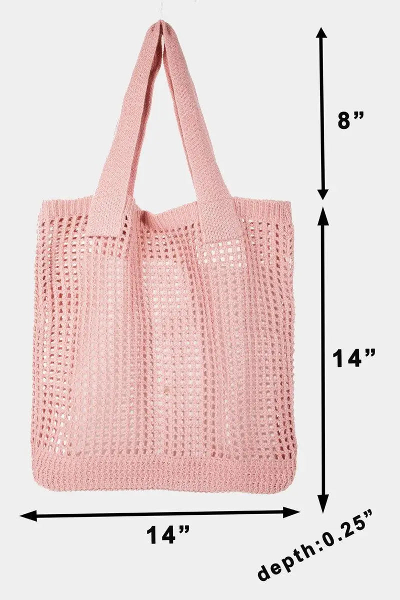 Crochet Tote Bag - Tote Bags