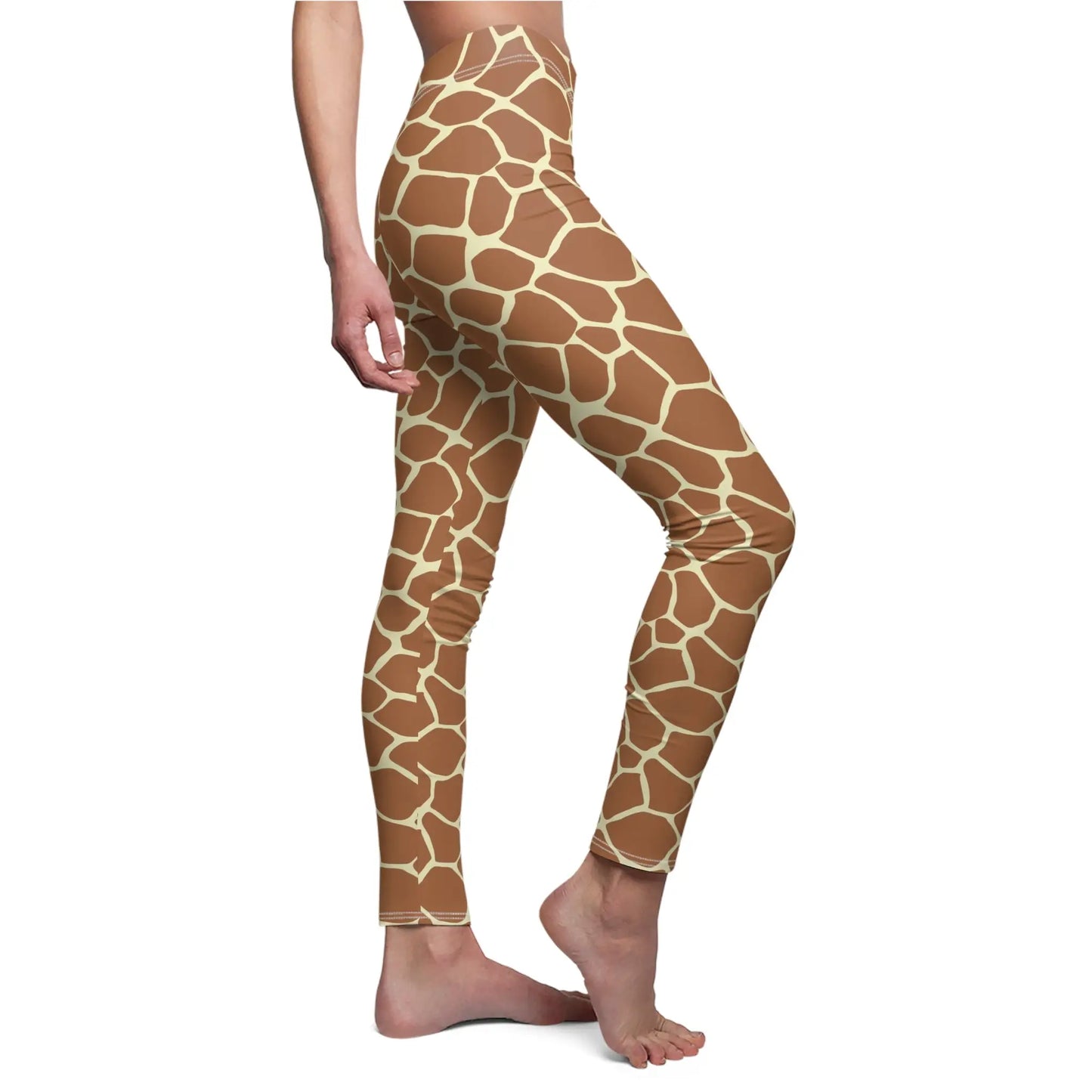 Giraffe Print Women's Casual Leggings - Eclectage
