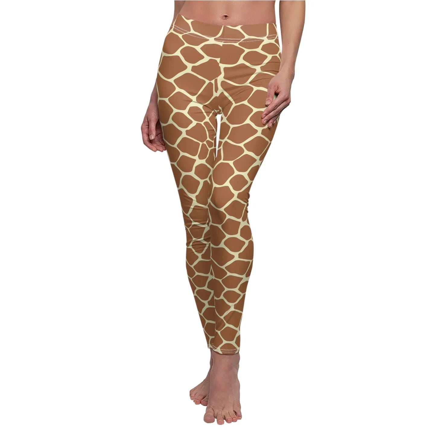 Giraffe Print Women's Casual Leggings - Eclectage