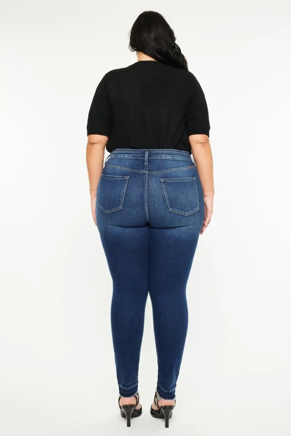 Kancan Full Size High Rise Ankle Skinny Jeans - Eclectage