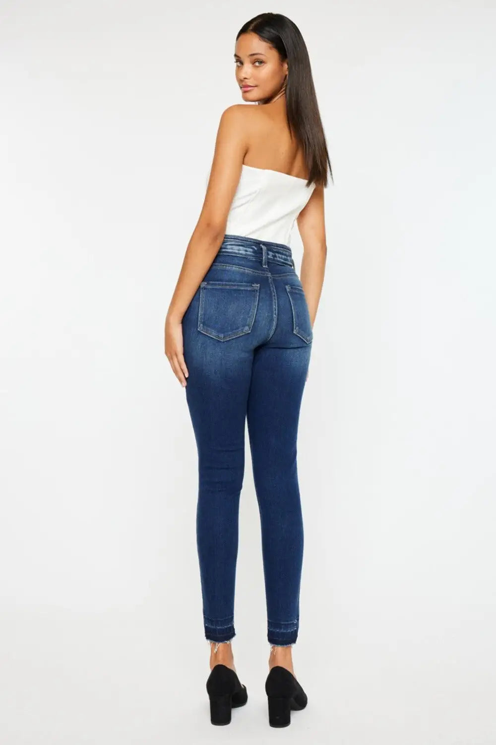 Kancan Full Size High Rise Ankle Skinny Jeans - Eclectage