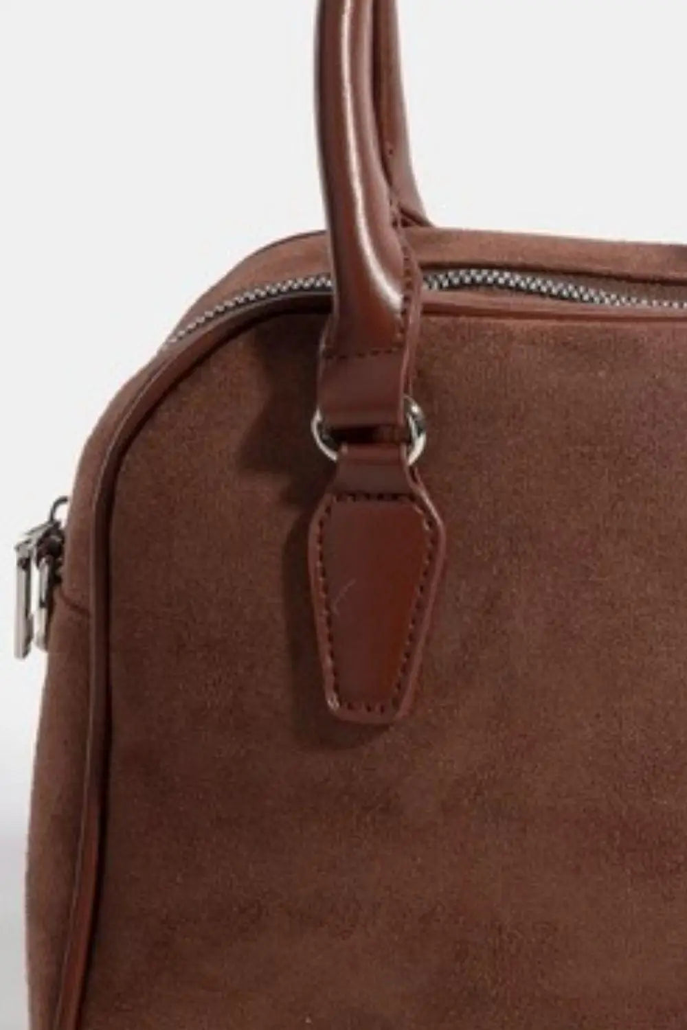 Dark Brown Boxy Handbag - Handbags