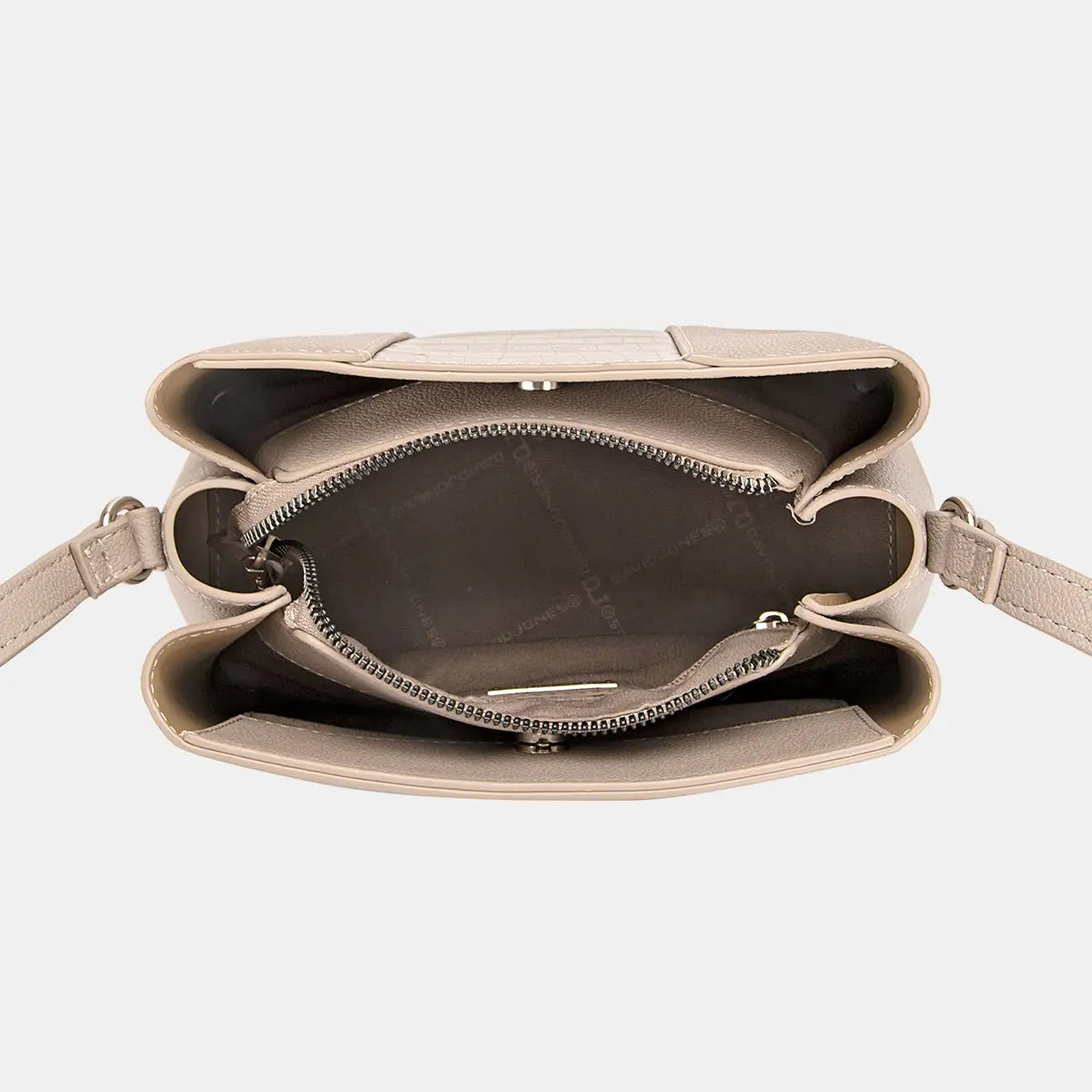 David Jones PU Leather Crossbody Bag - Eclectage