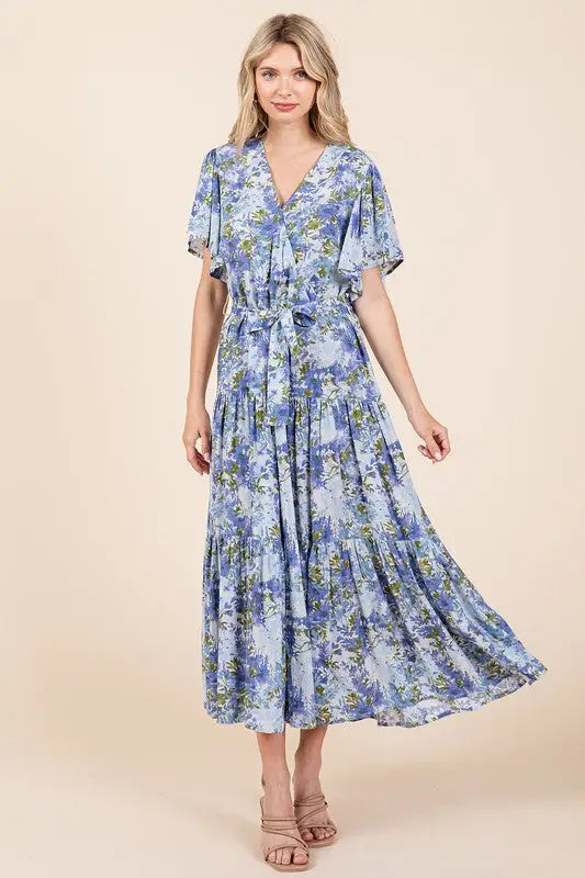 Floral Tiered Dress - Eclectage