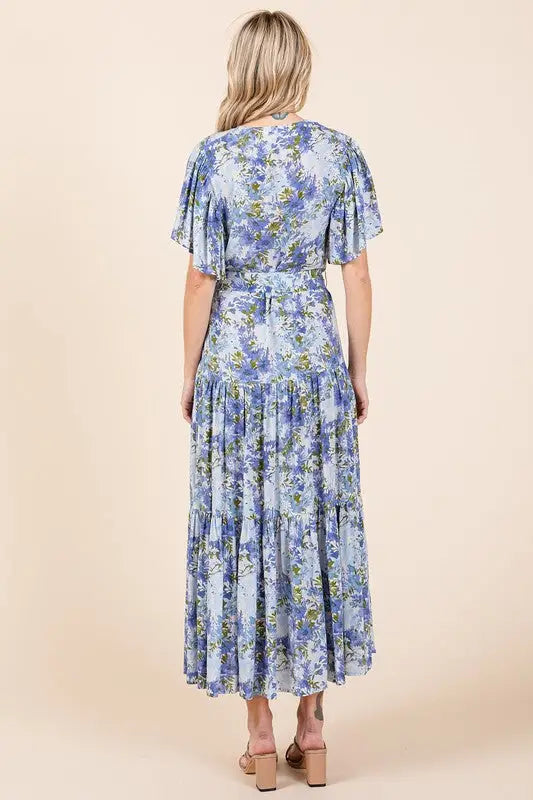 Floral Tiered Dress - Eclectage