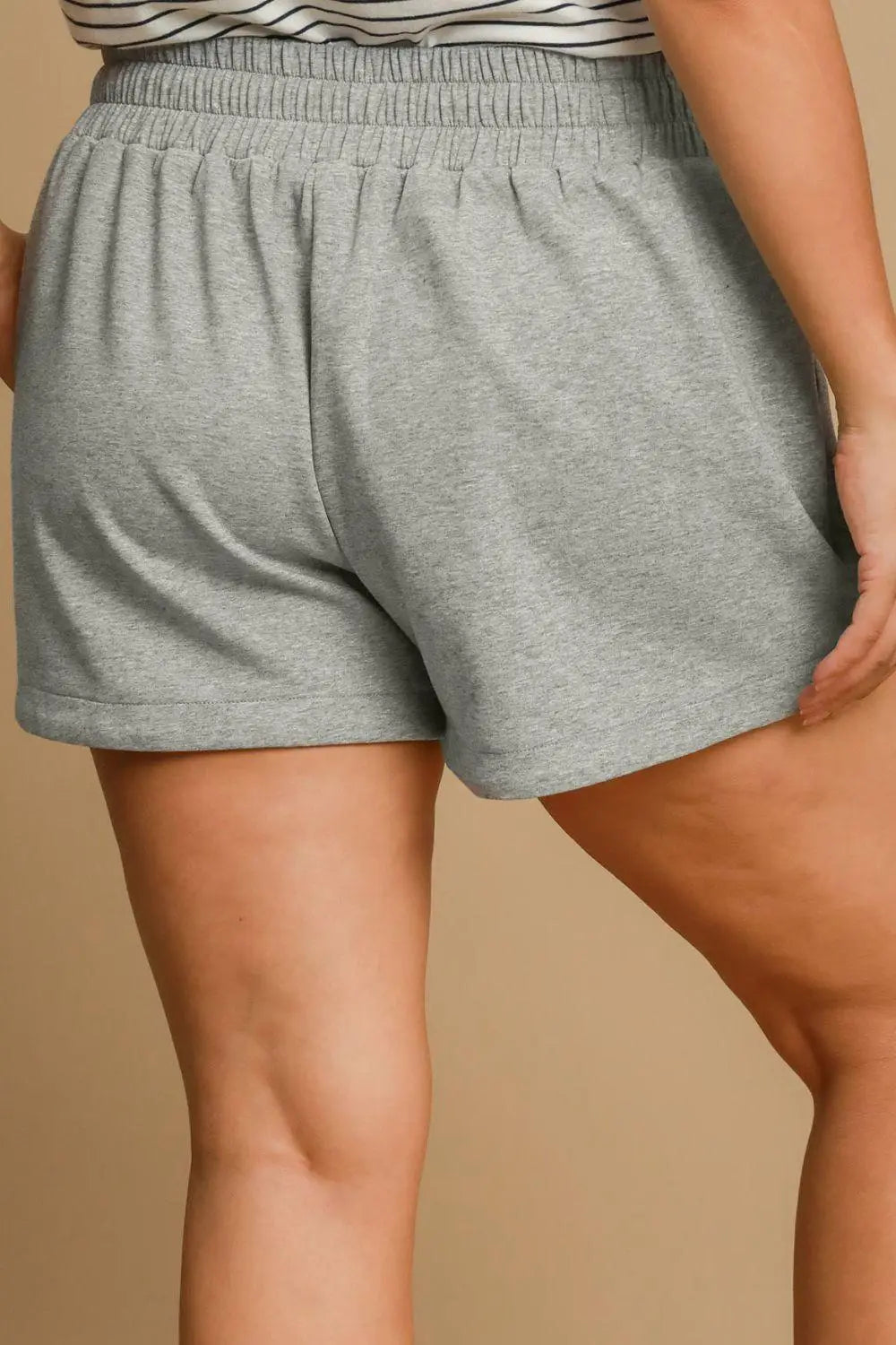 Gray Drawstring Sweatshorts - Active Shorts