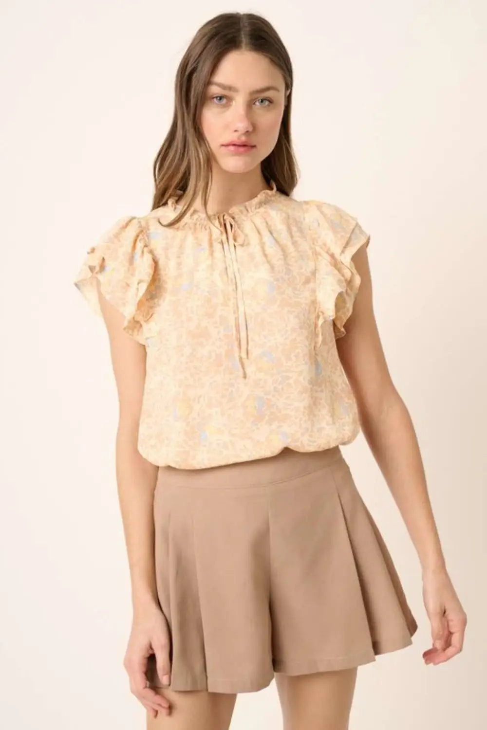 Mittoshop Side Invisible Zipper Pleated Shorts - Eclectage