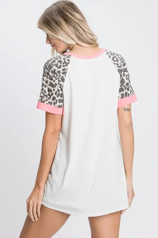 Ivory Leopard T-Shirt - T-Shirts