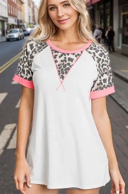 Ivory Leopard T-Shirt - T-Shirts