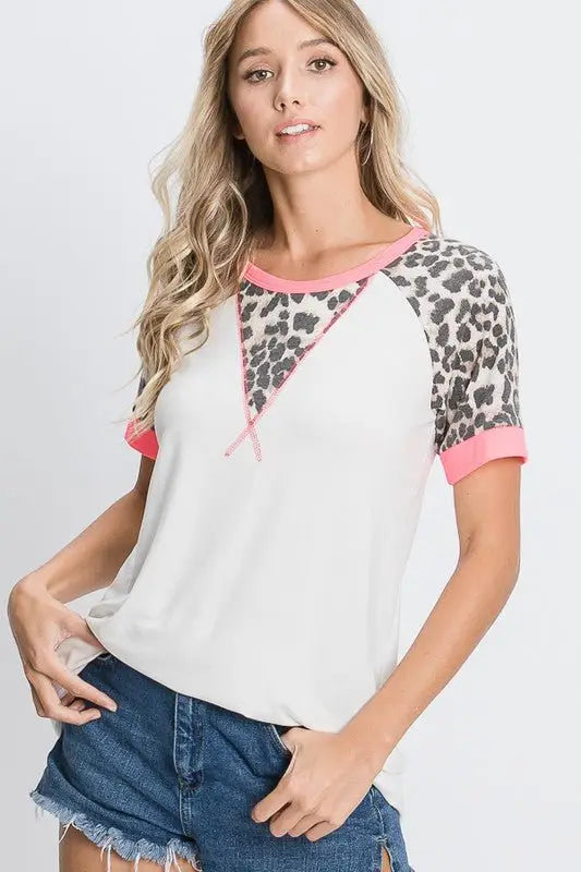 Ivory Leopard T-Shirt - T-Shirts