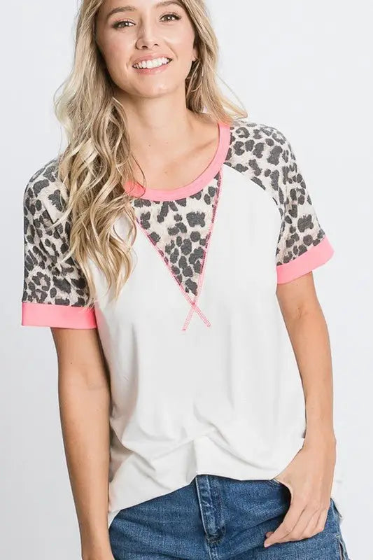 Ivory Leopard T-Shirt - T-Shirts