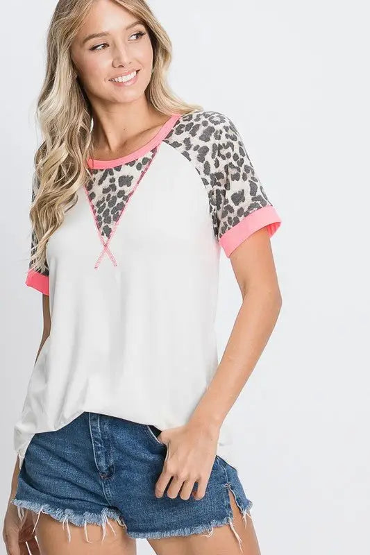 Ivory Leopard T-Shirt - T-Shirts