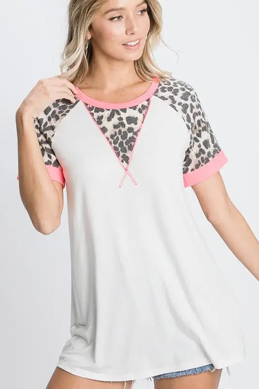 Ivory Leopard T-Shirt - T-Shirts