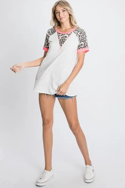 Ivory Leopard T-Shirt - T-Shirts