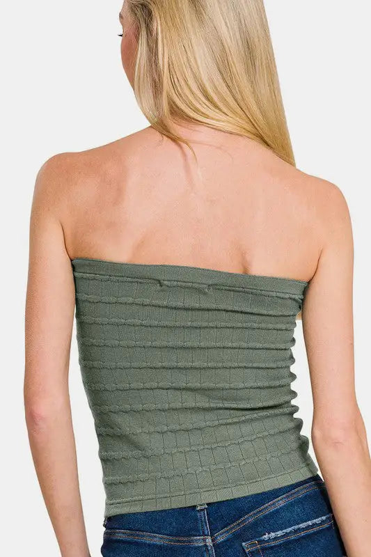 Twisted Sweetheart Neck Top - Eclectage