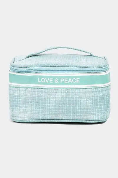 Love & Peace Striped Handle Bag - Eclectage