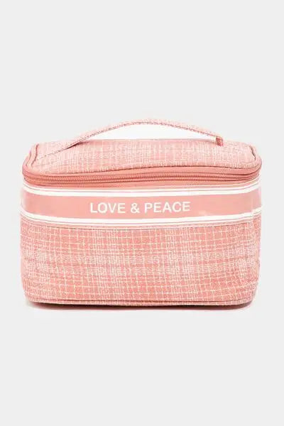 Love & Peace Striped Handle Bag - Eclectage