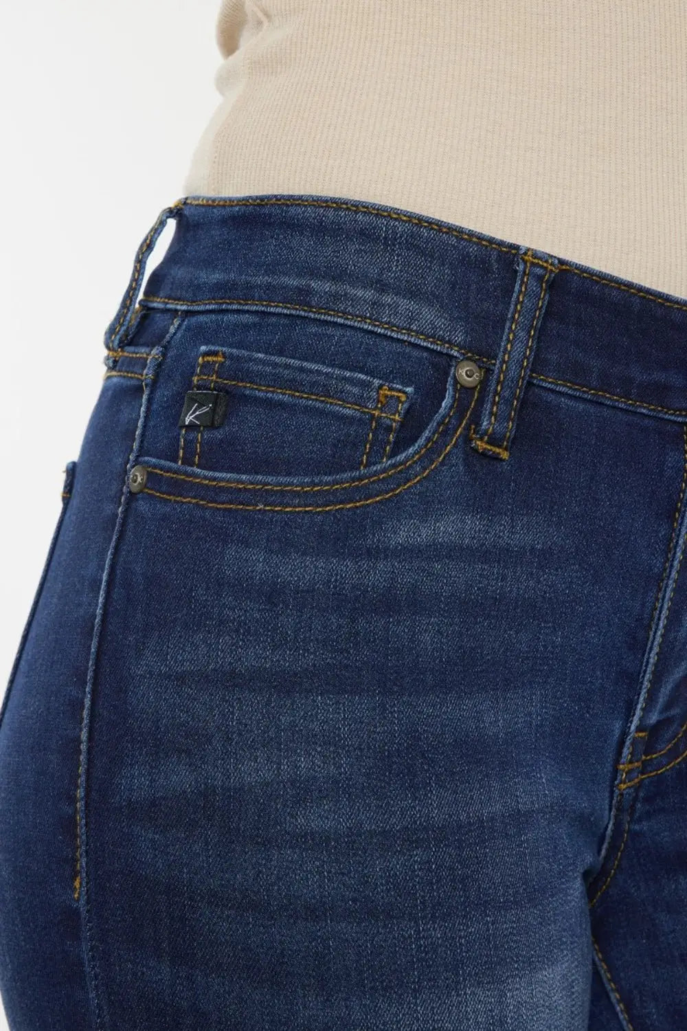Mid Rise Gradient Skinny Jeans - Skinny Jeans