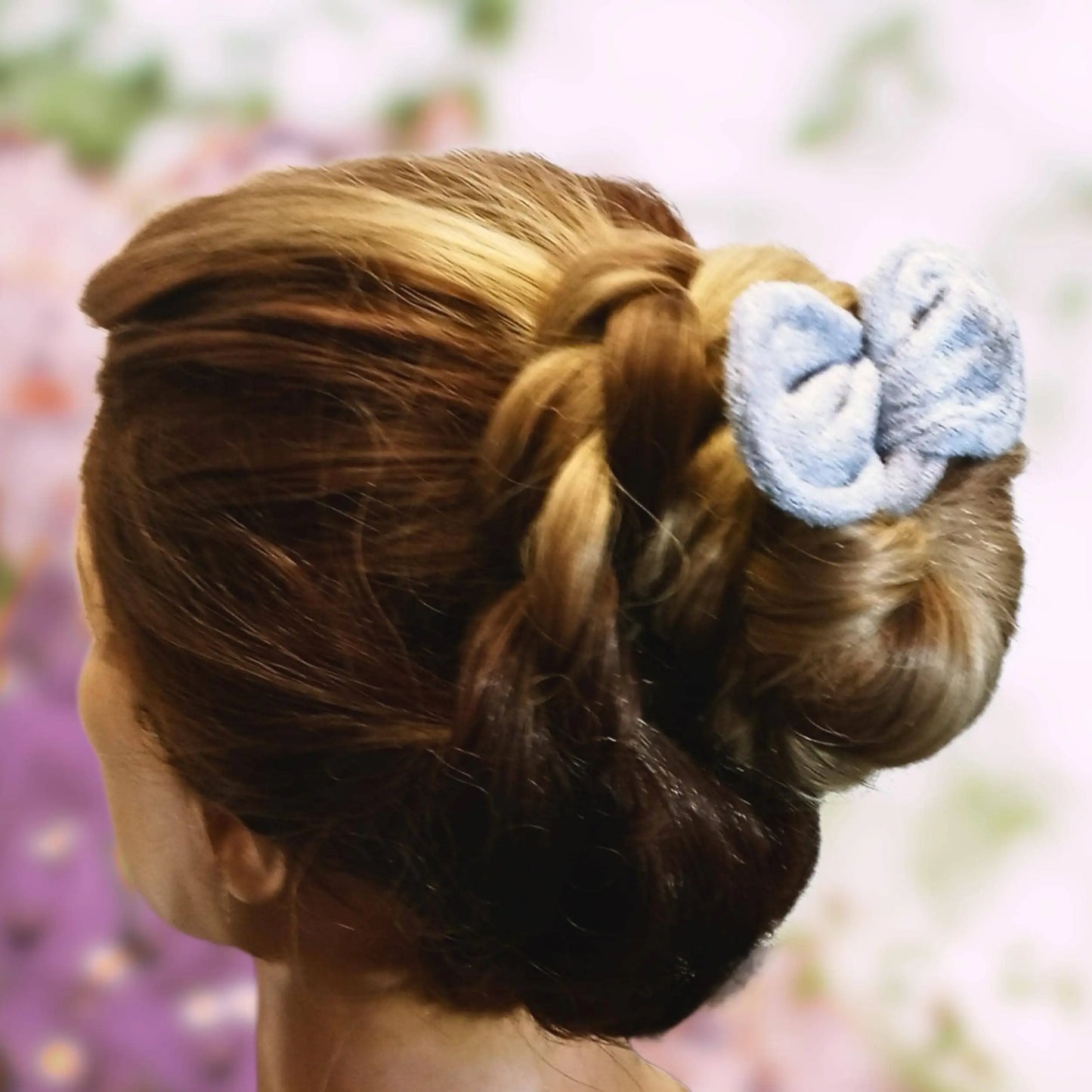 Panne Velvet Bun Maker - Handmade Hair Updo Chignon Holder for Ballet Dance Work Hairstyle Custom Sizes for All Types
