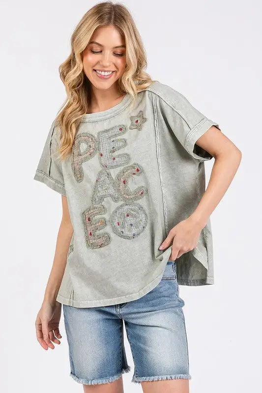PEACE Short Sleeve T-Shirt - Eclectage