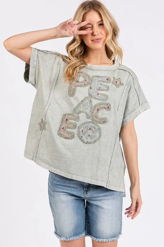 PEACE Short Sleeve T-Shirt - Eclectage