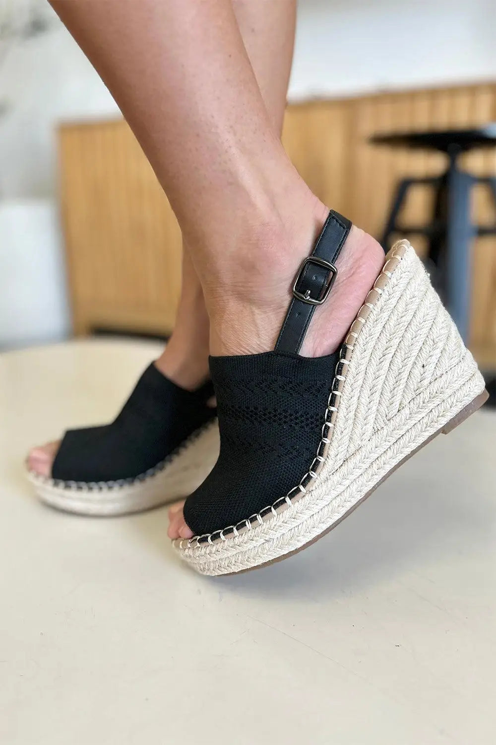 Forever Link Peep Toe High Heel Sandals - Eclectage