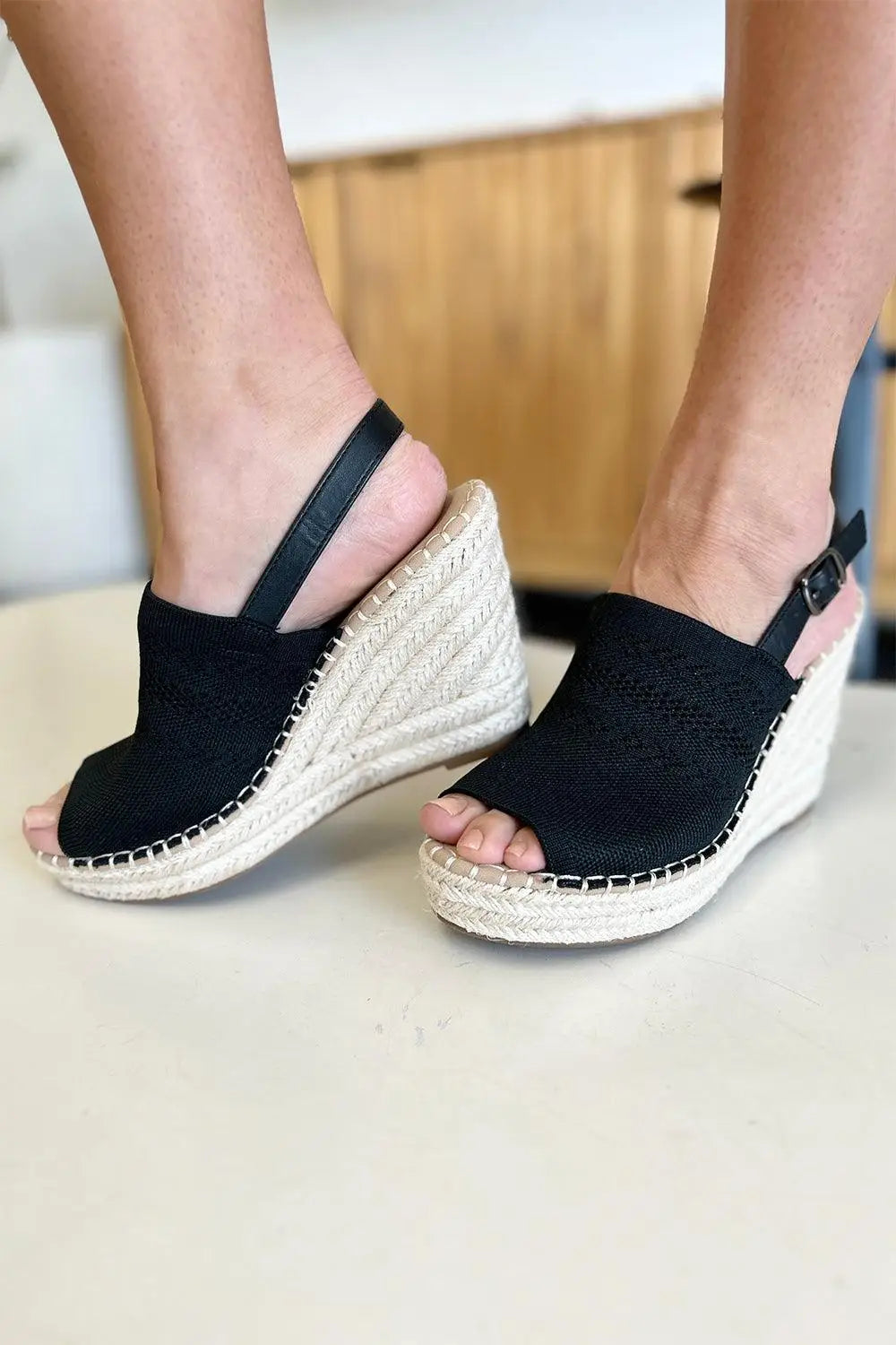 Forever Link Peep Toe High Heel Sandals - Eclectage