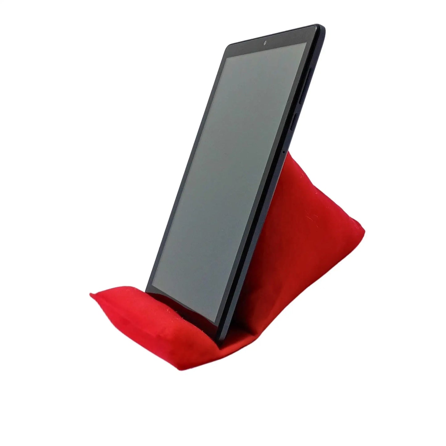 Phone or Tablet Pillow Stand - Solid Color Fabric 3 sizes Optional Lavender and Cord Loop Tech Accessories