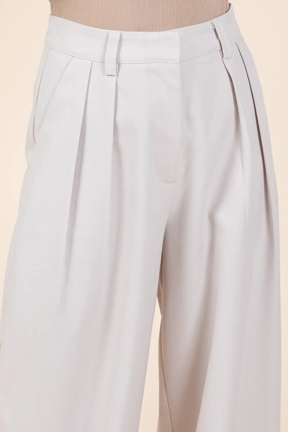 Mittoshop Pintuck Detail High Rise Pants - Eclectage