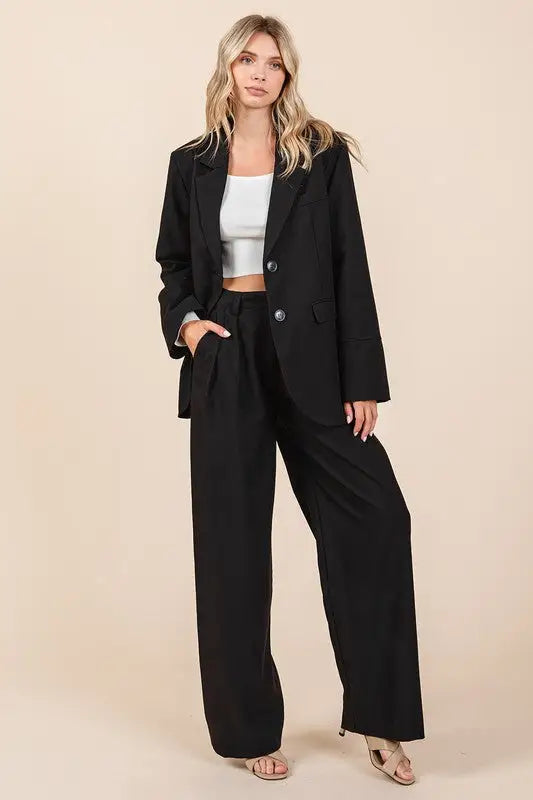 Mittoshop Pintuck Detail High Rise Pants - Eclectage