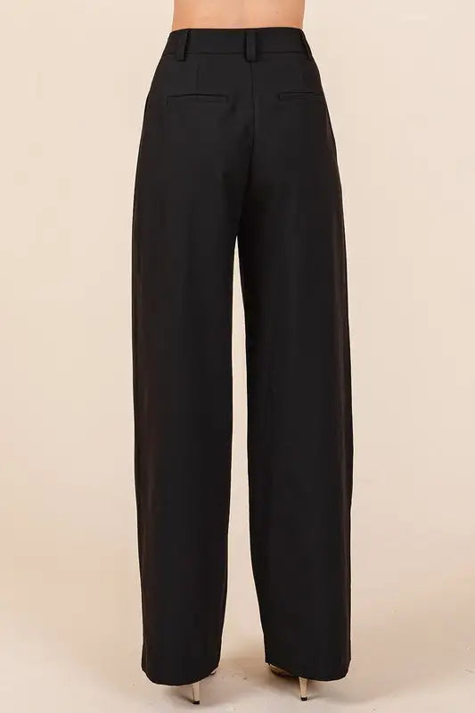 Mittoshop Pintuck Detail High Rise Pants - Eclectage