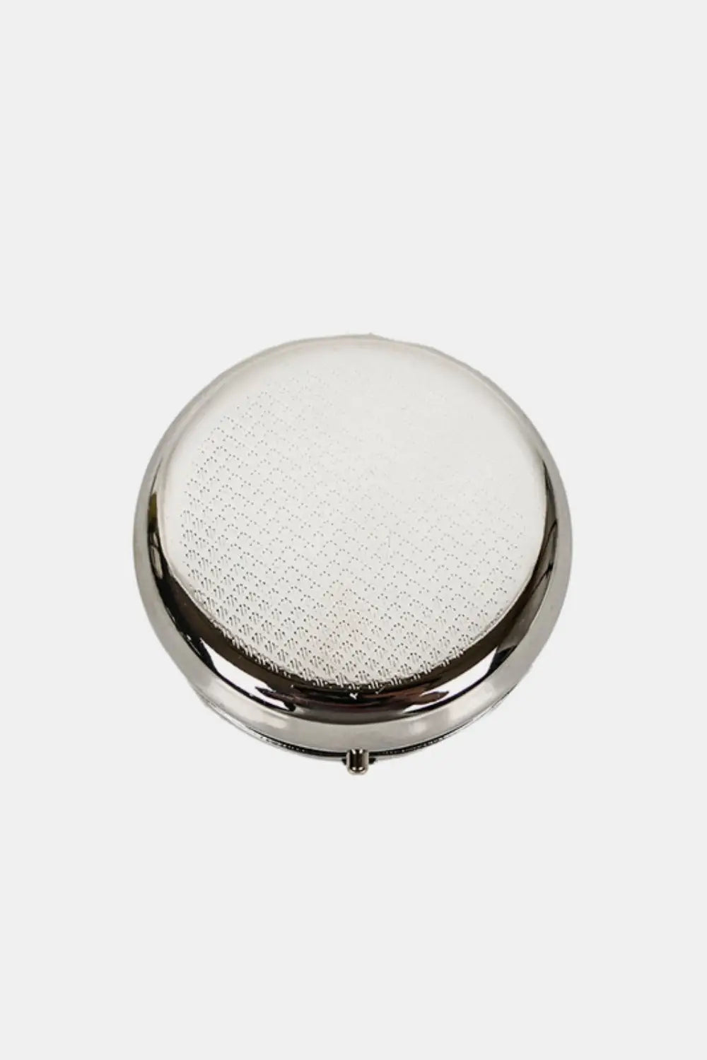 Print Metallic Circular Large Pill Case - Eclectage
