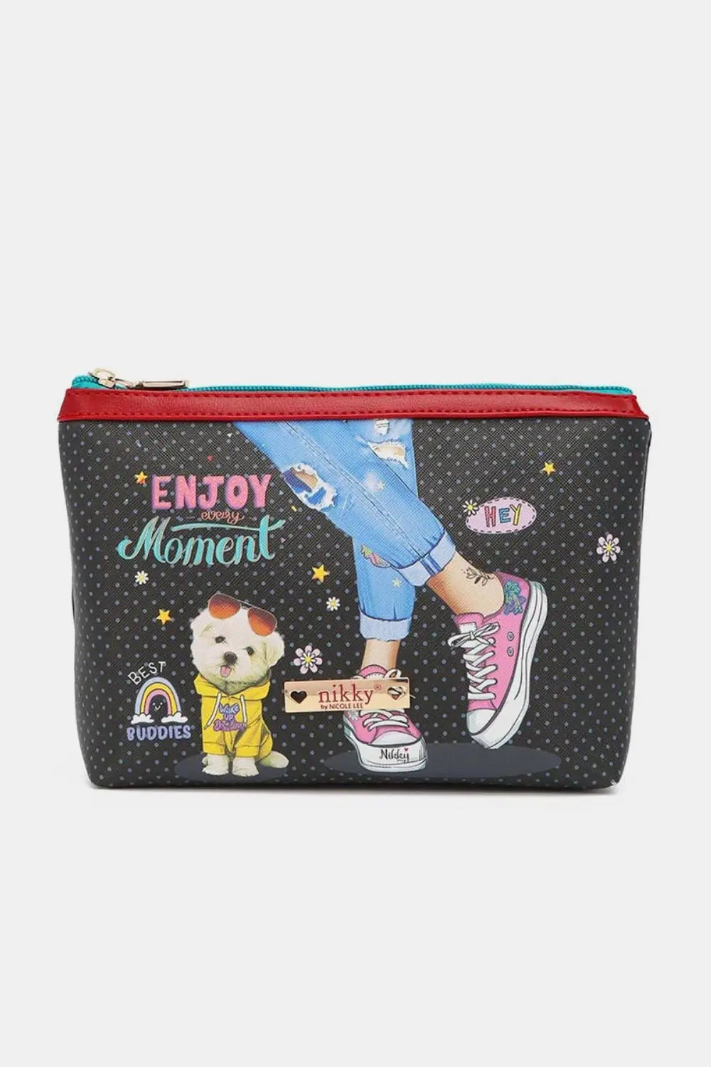 Printed Large Cosmetic Pouch - Zipper Pouches