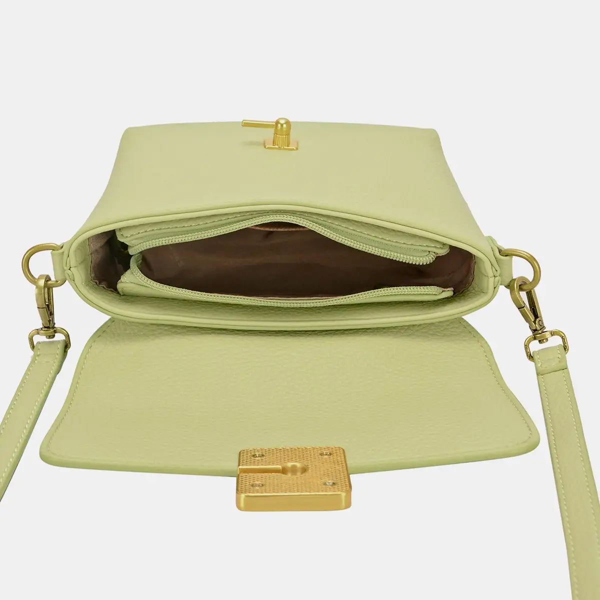 PU Leather Crossbody Bag - Crossbody Bags